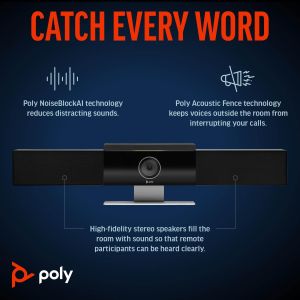 Система за видеоконферентна връзка Poly Studio USB Video Bar