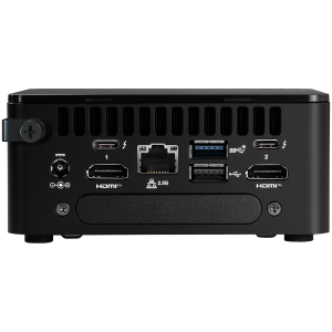 ASUS NUC 13pro/RNUC13ANHI300002I/Intel Core i3-1315U/Intel UHD Graphics/4xUSB/M.2 22x80 NVMe; 22x42 SATA/2.5'' SATA slot/2,5Gbe LAN/2xHDMI/ 2x Thunderbolt 4 (USB-C+DP)/no Storage/no RAM/AX211.NGWG.NV/no OS/EU Cord/Tall Kit(L6) /EAN:4711387502662