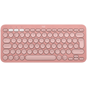 Keyboard Logitech Pebble Keys 2 K380s - TONAL ROSE - US INT'L - BT - N/A - INTNL-973 - UNIVERSAL
