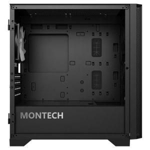 Кутия MONTECH AIR 100 ARGB, TG, Micro-ATX, Черна