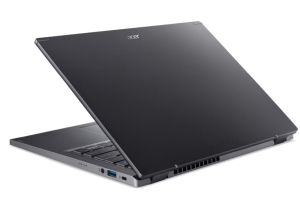 Laptop Acer Aspire 5, A514-56M-37LP, Core i3-1315U (up to 4.5GHz, 10MB), 14" WUXGA IPS SlimBezel, 16GB DDR5, 512GB PCIe NVMe SSD, Intel UMA, FHD Cam, Wi-Fi 6AX, BT , FP, KB Backlit, No OS, Gray
