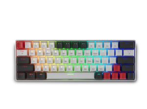 Gaming Wireless Keyboard Spartan Gear Pegasus 2 RGB White/Grey