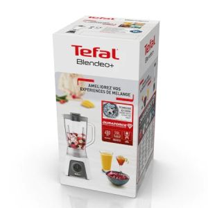 Blender Tefal BL2C0130, Blendeo+, 450W, 2 speeds, 4 blades, 1.25 LU plastic jar, white