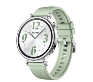 Huawei Watch GT4 Green, Aurora-B19FG, Fluoroelastomer Strap, 41mm, GPS, Heart Rate Monitor, SPO2