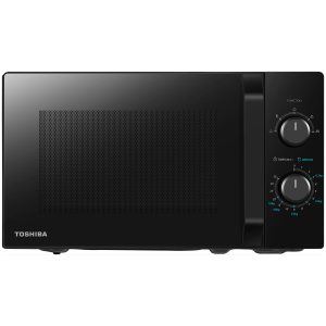 Microwave oven, volume 20L, mechanical control, 800W, 5 power levels, LED lighting, defrosting, cooking end signal, black