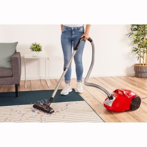 Vacuum cleaner Rowenta RO3953EA, Compact Power parquet ACAA, 75db, H+ bag, SPA upgrade suction head, TTM + XL with brush, parquet + crevice tool 2 in 1 + upholstery nozzle, color red