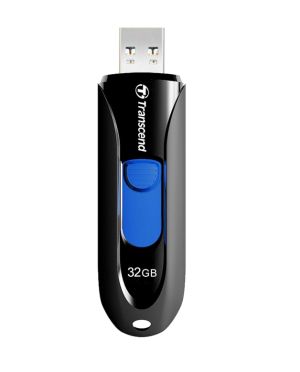 Памет Transcend 32GB, USB3.1, Pen Drive, Capless, Black