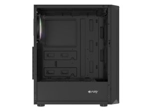 Кутия за компютър Fury PC Case Shobo SH4 RGB Midi Tower, Window, Black