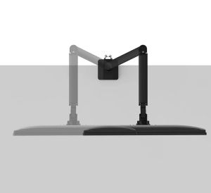 Стойка Neomounts by Newstar Next Slim Desk Mount, single display (topfix clamp & grommet)