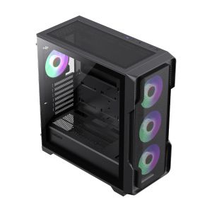 Gamemax кутия Case EATX - SIEGE Black - Addressable RGB