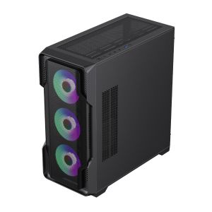 Gamemax кутия Case EATX - SIEGE Black - Addressable RGB