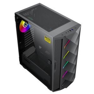 Gamemax Case EATX - Diamond COC Black - Addressable RGB