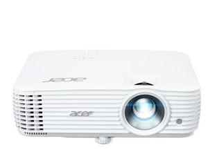 Мултимедиен проектор Acer Projector X1529HK, DLP, FHD (1920x1080), 4800 ANSI Lm, 10000:1, 3D, Auto Keystone, 24/7 operation, Low input lag,  AC power on, 2xHDMI, RS232, USB(Type A, 5V/1.5A), Audio in/out, 1x3W, 2.88Kg, White + Acer T82-W01MW 82.5"