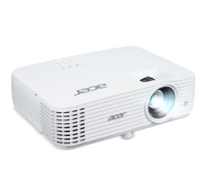 Мултимедиен проектор Acer Projector X1529HK, DLP, FHD (1920x1080), 4800 ANSI Lm, 10000:1, 3D, Auto Keystone, 24/7 operation, Low input lag,  AC power on, 2xHDMI, RS232, USB(Type A, 5V/1.5A), Audio in/out, 1x3W, 2.88Kg, White + Acer T82-W01MW 82.5"