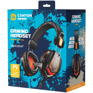 CANYON headset Fobos GH-3A Black Orange