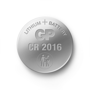 Литиева бутонна батерия GP CR2016 3V 5 бр. в блистер /цена за 1 бр./ GP