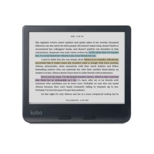 Kobo Libra Color e-Book Reader, E Ink touchscreen 7 inch, 1680 x 1264, 32 GB, 1 GHz, Weight 0.215 kg, Wireless Da, Comfort Light PRO, IPX8 - up to 60 mins in 2 meters of water, 15 file formats supported natively, Black