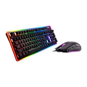 COUGAR DEATHFIRE EX COMBO Gaming Keyboard with Gaming Mouse, Hybrid Mechanical (20 million keystrokes), 19-Key Rollover, 8 backlight effects/8 colors backlight, ADNS-5050 Optical gaming mouse sensor, Resolution-1000/500/1500/2000 DPI