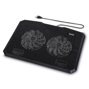 Hama "Black Metal" Laptop Cooler, 40 cm (15.6"), 126806