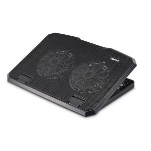 Hama Охлаждаща поставка за лаптоп "Black Metal", 40 см (15.6"), 126806