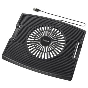 HАМА охлаждаща поставка Wave" за лаптоп с вентилатор, 126810