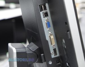 Dell U2412M, 24" 1920x1200 WUXGA 16:10 USB Hub, Silver/Black, Grade C