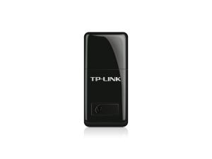 Безжичен адаптер TP-LINK TL-WN823N, 300 Mbps, USB, Вградена антена
