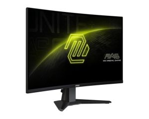 Монитор MSI MAG 27C6F, 27", Rapid VA, 180Hz, 0.5ms, VRR, CEC, CONSOLE MODE, 1920x1080 FHD, Curved, Anti-glare, Adaptive-sync, Frameless, Anti-Flicker, LBL, 250 nits, 3000:1, 100M:1, 1x Display Port (1.2a), 2x HDMI (2.0b), Headphone out, Tilt, FRAMELESS, V