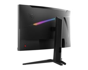 Монитор MSI MAG 275CQRXF, 27", Rapid VA, 240Hz, 1ms, WQHD 2560x1440, FreeSync Premium, Curved, HDR 400, ClearMR 7000, APP, KVM, Mystic Light, Console Mode, 300 nits, 2500:1, 100M:1, 1x DP(1.4a), 2x HDMI (2.0b), 1x Type-C (DP alt.), Heigh Adj. 130mm, Tilt,