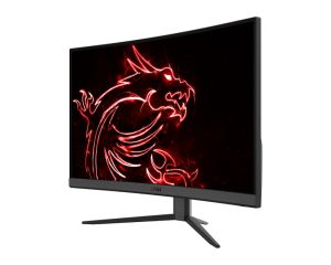 Монитор MSI G27C4X,  27", VA, 250Hz, 1ms, Curved, FHD 1920x1080, AMD FreeSync Premium, Night Vision, Anti-Flicker, LBL, 300 nits, 3000:1, 100M:1, 1x Display Port (1.2a), 2x HDMI (2.0b), Headphone out, Tilt, FRAMELESS, VESA