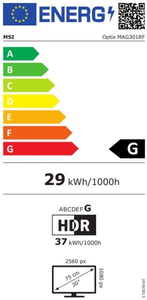 Монитор MSI Optix MAG301CR2, 29.5", 200Hz, 1ms, VA, 2560x1080, 21:9, Curved 1500R, Freesync Premium, Gaming OSD, Mystic Light, Anti-Flicker, LBL, 300 nits, 3000:1, 1x DP (1.2), 2x HDMI (2.0), 1x Type C (DP alt.), Earphone out, Height Adj, VESA, 9S6-3CB45H