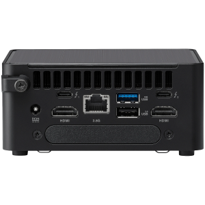 ASUS NUC 14pro/RNUC14RVHI300002I/Intel Core 3 100U/Intel Graphics/4xUSB/M.2 22x80 NVMe; 22x42 NVMe/2.5'' SATA slot/2,5Gbe LAN/2xHDMI/ 2x Thunderbolt 4 (USB-C+DP)/no Storage/no RAM/AX211.D2WG.NV/no OS/EU Cord/Tall Kit(L6) /EAN:4711387491409