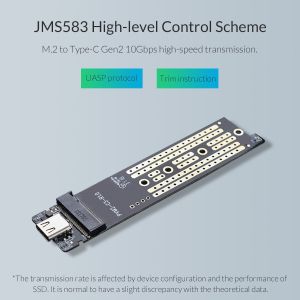 Orico Storage - Case - M.2 NVMe M-key 10 Gbps - PCM2-C3-SV