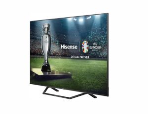 Телевизор Hisense 55" A7NQ, 4K Ultra HD 3840x2160, QLED, FALD, Quantum Dot, HDR 10+, HLG, Dolby Vision, Dolby Atmos, Smart TV, Light sensor, WiFi 5GHz, WiFi Direct, BT, Anyview Cast, 3xHDMI, 2xUSB, LAN, CI+, DVB-T2/C/S2, Black