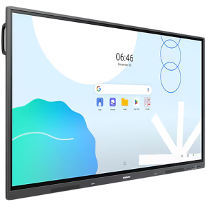 Samsung LH75WADWLGCXEN Interactive E-Board WA75D 75" Android OS 4K Digital Flipchart TOUCH, Mirroring, Wi-Fi, Black