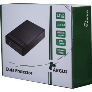 Enclosure HDD Rack Inter-Tech Argus GD-35LK01 3.5" USB 3.0, 256-bit AES Encryption