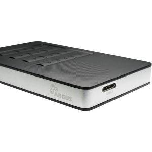 Tavă pentru hard disk Inter-Tech Argus GD-MSLK01 de 2,5 inchi USB 3.0, criptare AES pe 256 de biți