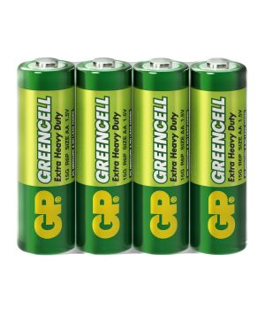 Baterie zinc carbon GP R6 GREENCELL 15G-S4 /4 buc. în ambalaj/retractie 1,5V