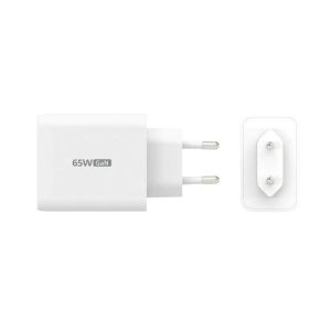 Мрежово зарядно j5create JUP3365E 65W, 3 порта, USB-C, USB-A