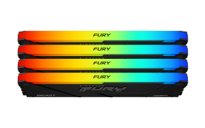 Memory Kingston FURY Beast Black RGB 128GB(4x32GB) DDR4 3200MHz CL16