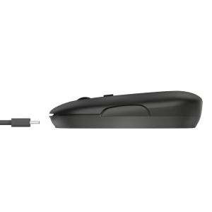 Mouse TRUST Puck Wireless & BT Rechargeable Mouse Black