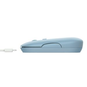 Mouse TRUST Puck Wireless & BT Rechargeable Mouse Blue