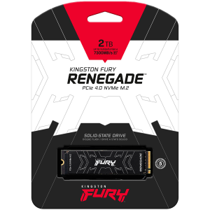 Kingston 2000G Fury Renegade PCIe 4.0 NVMe M.2 SSD. up to 7,300/7,000MB/s;