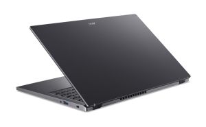 Лаптоп Acer Aspire 5, A515-58M-56WA, Intel Core i5-1335U (1.3GHz up to 4.60GHz, 12MB), 15.6" FHD IPS SlimBezel, 16 GB DDR5, 512GB PCIe NVMe SSD, Intel Iris Xe Graphics, Wifi 802.11AX, BT, HD Cam, KB Backlight, Fingerprint reader, Linux, Gray