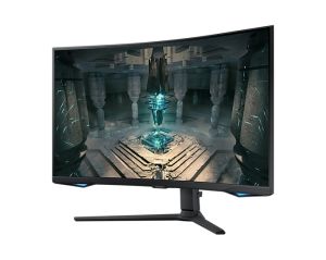 Монитор Samsung 32BG650 32" Odyssey G6 Smart, Curved 1000R, VA, 240 Hz, 1 ms GTG, 2560x1440, 350 cd/m2, 2500:1 Contrast, Eye Saver, Flicker Free, AMD FreeSync Premium Pro, DP 1.4, 2xHDMI 2.1, 2xUSB, Wi-Fi, Bluetooth, Speakers, Tizen, Black