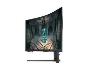 Монитор Samsung 32BG650 32" Odyssey G6 Smart, Curved 1000R, VA, 240 Hz, 1 ms GTG, 2560x1440, 350 cd/m2, 2500:1 Contrast, Eye Saver, Flicker Free, AMD FreeSync Premium Pro, DP 1.4, 2xHDMI 2.1, 2xUSB, Wi-Fi, Bluetooth, Speakers, Tizen, Black