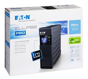 Eaton UPS Ellipse PRO 650 USB IEC (rack/tower) - AC 230 V - 400 Watt - 650 VA - USB - IEC-320-C13 4 Output - 2U - 19inch