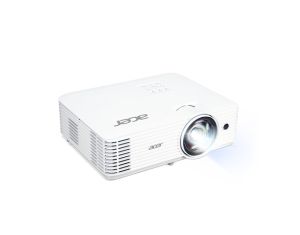 Мултимедиен проектор Acer Projector H6518STi, DLP, Short Throw, 1080p (1920x1080), 3,500 ANSI Lumens, 10000:1, 3D ready, Wireless dongle included, 2xHDMI, VGA in, Audio in/out, DC Out (5V/1A,USB Type A), RS232, Speaker 3W, White