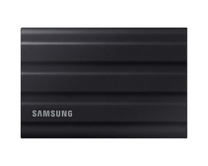 Твърд диск Samsung Portable NVME SSD T7 Shield 1TB , USB 3.2 Gen2, Rugged, IP65, Read 1050 MB/s Write 1000 MB/s, Black