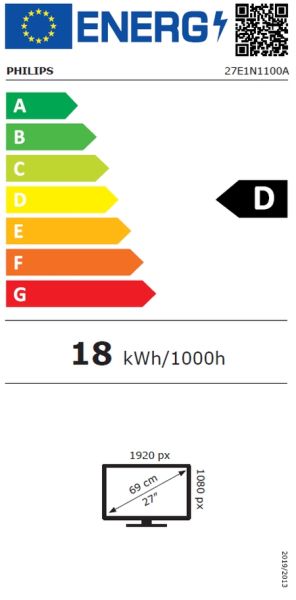 PHILIPS 27E1N1100A/00 27inch IPS WLED FHD 100Hz HDMI